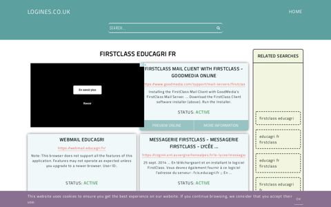 firstclass educagri fr - General Information about Login