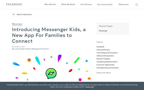 Introducing Messenger Kids, a New App For Families to Connect