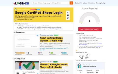 Google Certified Shops Login