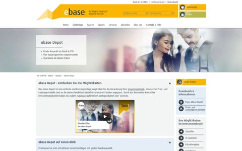 ebase Depot - Ihr Depot für Fonds & ETFs