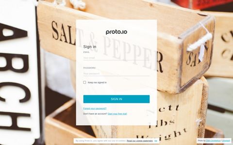 Sign in to your account - Proto.io