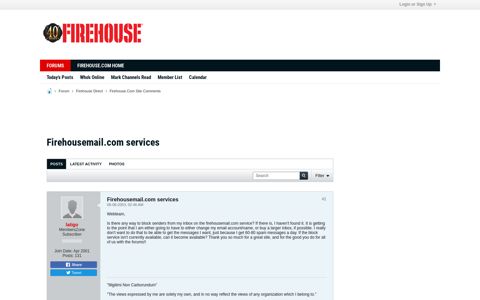 Firehousemail.com services - Firehouse Forums - Firefighting ...