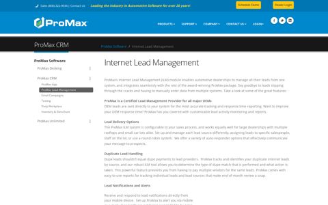 Automotive ILM Internet Lead Management – Car Dealer CRM ...