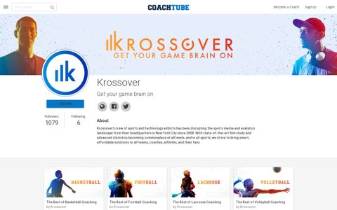 Krossover - Get your game brain on | CoachTube