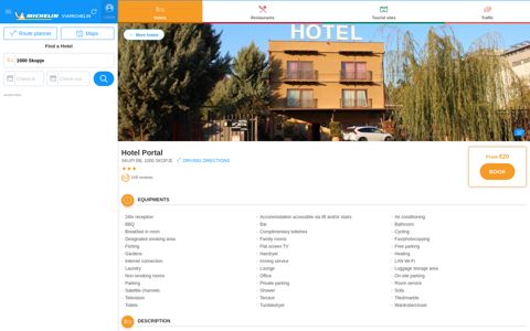 Hotel Portal - Skopje - book your hotel with ViaMichelin