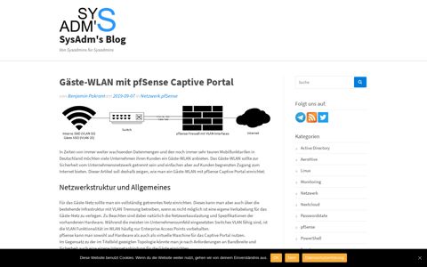 Gäste-WLAN mit pfSense Captive Portal - SysAdm's Blog