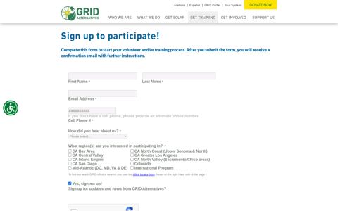 Sign up to participate! | GRID Alternatives