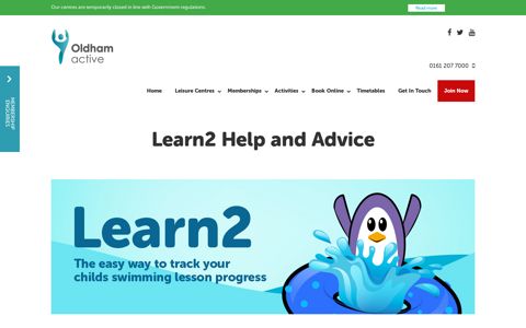 Learn2 Help and Advice | Oldham Community Leisure