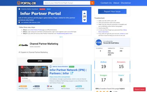 Infor Partner Portal