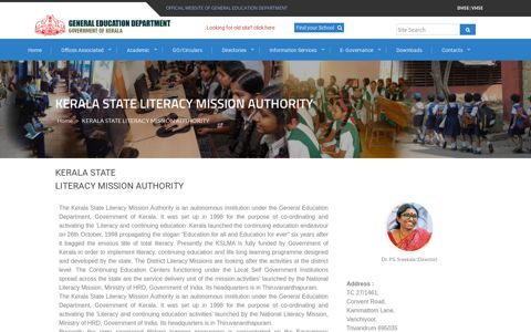 KERALA STATE LITERACY MISSION AUTHORITY – General ...