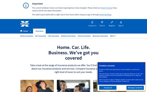 Compare Insurance Quotes Online | Halifax