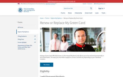 Renew or Replace My Green Card | USCIS