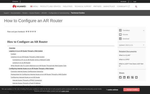 How to Configure an AR Router - Huawei Technical Support