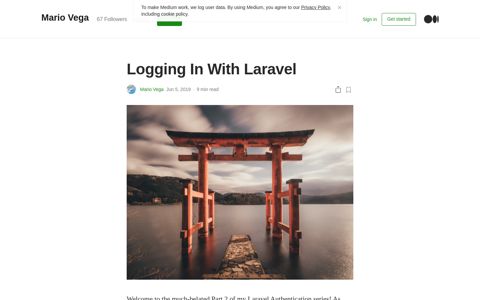 Logging In With Laravel. In which we deep dive into the code ...