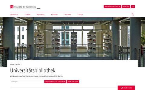 Universitätsbibliothek – Universität der Künste Berlin