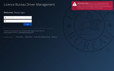 Licence Bureau Driver Management