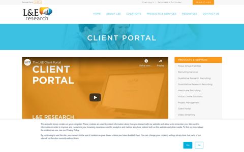 Client Portal - L&E Research