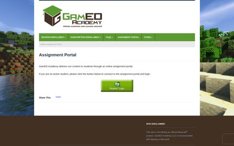 Assignment Portal | GamED Academy