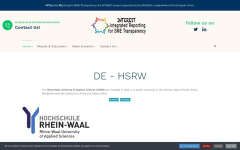 DE - HSRW - INTEREST project