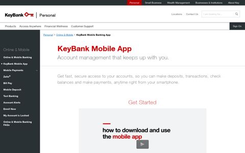 KeyBank Mobile Banking App | KeyBank
