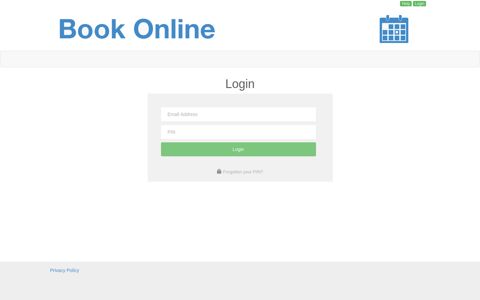 Connect Online Booking System