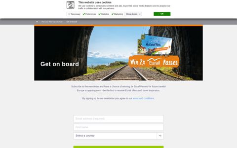 Get on board - Sign up for our newsletter! - Eurail.com