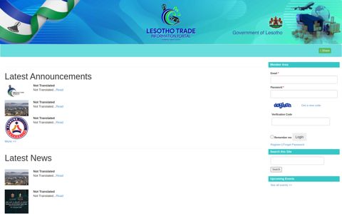 Lesotho Trade Information Portal