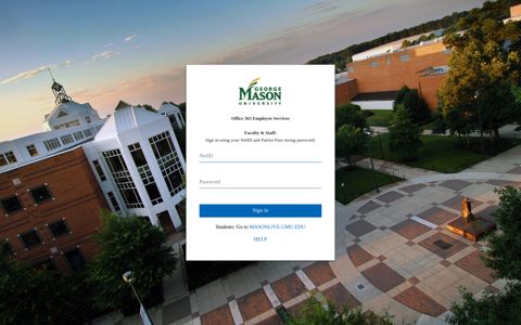 George Mason University - Sign In