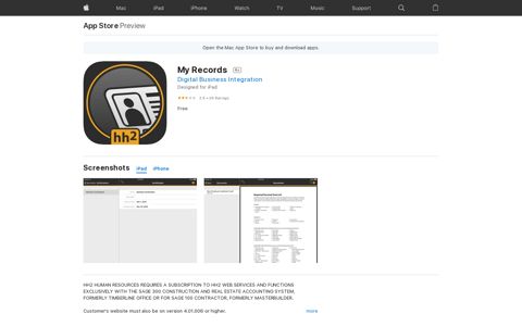 ‎My Records on the App Store