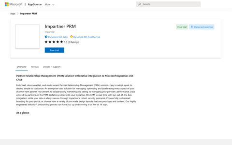 Impartner PRM - Microsoft AppSource