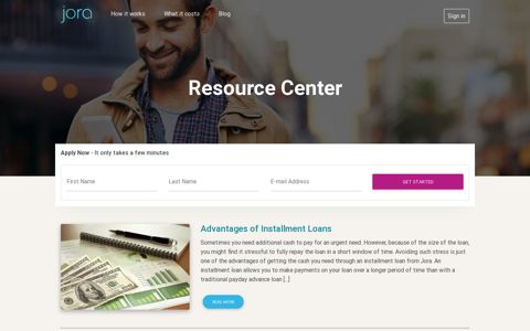 Resource Center - Jora Credit