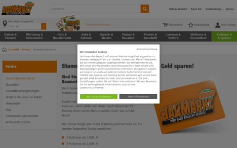 Globus Baumarkt Stammkunden-Karte - Einkaufen & Geld ...