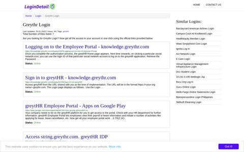 Greythr Login Logging on to the Employee Portal - knowledge ...