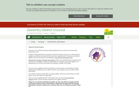 HomeChoice - Daventry District Council