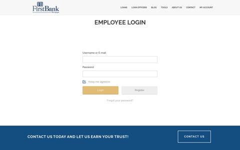 Employee Login - FirstBank Mortgage