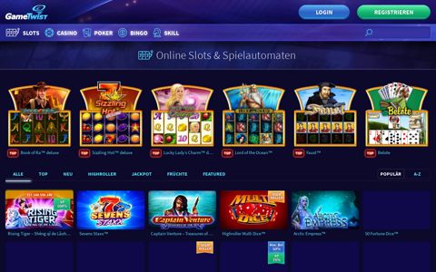 Online Slots & Spielautomaten kostenlos | GameTwist Casino