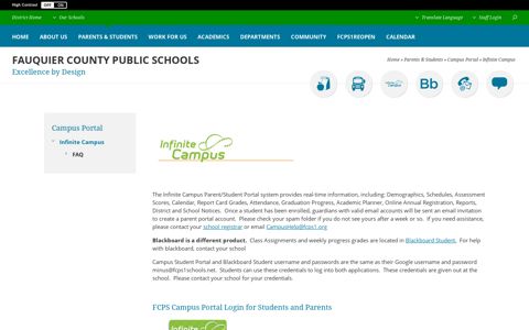 Campus Portal / Infinite Campus