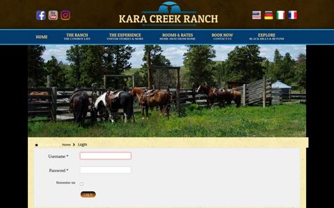 Login - Kara Creek Ranch