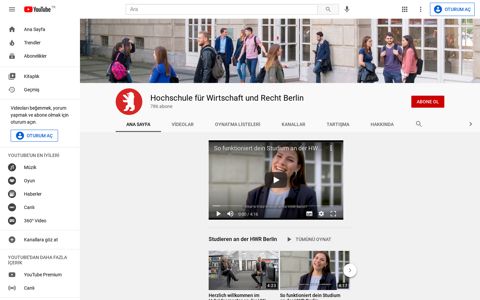 Hochschule für Wirtschaft und Recht Berlin - YouTube