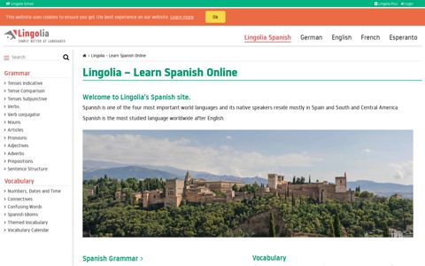 Lingolia – Learn Spanish Online