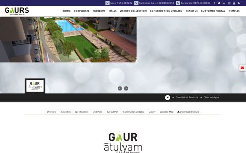 Gaur Atulyam | Top 2/3/4 BHK Luxury Apartment in Noida, Flat ...