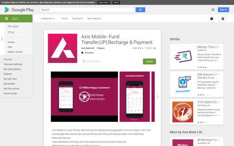 Axis Mobile- Fund Transfer,UPI,Recharge & Payment - Google ...