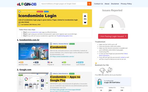 Icondominio Login - A database full of login pages from all ...