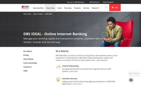 DBS Ideal ™3.0 | Online Business Banking | DBS SME ...