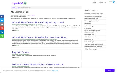 My Ecornell Login eCornell Help Center - How do I log into my ...