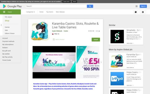 Karamba Casino: Slots, Roulette & Live Table Games - Apps ...