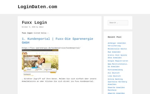 Fuxx Login - LoginDaten.com