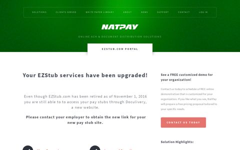 Online Pay Stubs - NatPay - National Payment Corporation