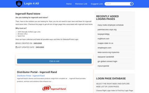 ingersoll rand istore - Official Login Page [100% Verified]