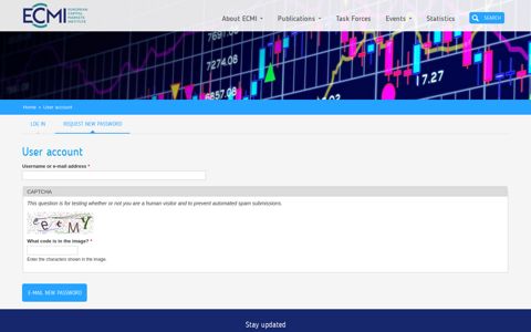 User account | European Capital Markets Institute (ECMI)
